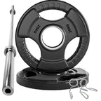 Premium Tri-Grip Olympic Weight Plate for Strength Training