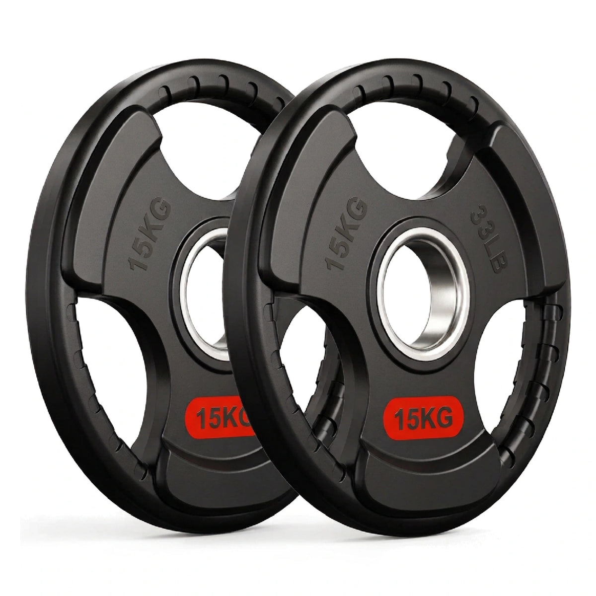 Tri-Grip Olympic Weight Plates