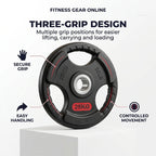Tri-Grip Olympic Weight Plates