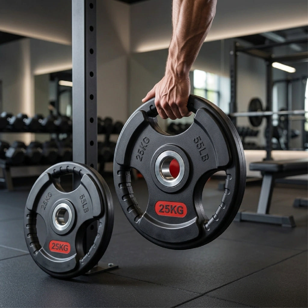 Tri-Grip Olympic Weight Plates