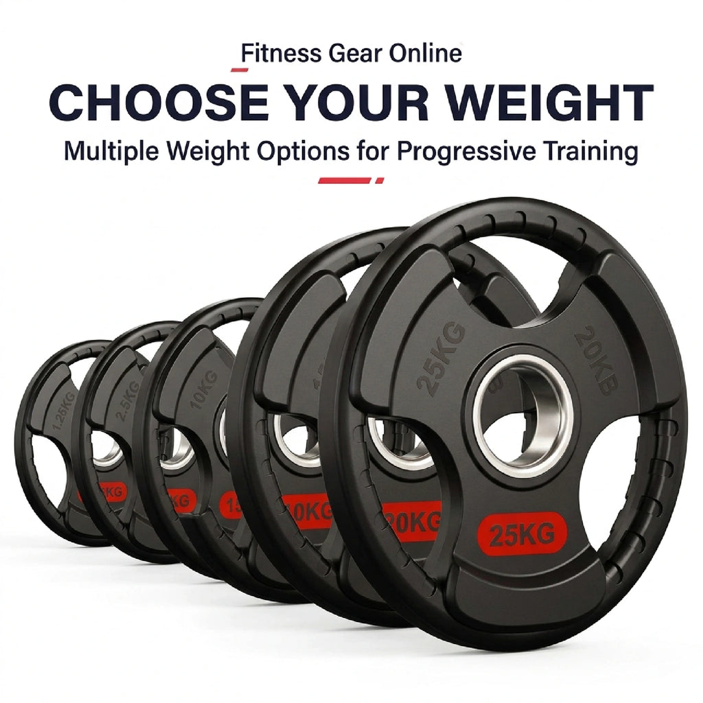Tri-Grip Olympic Weight Plates