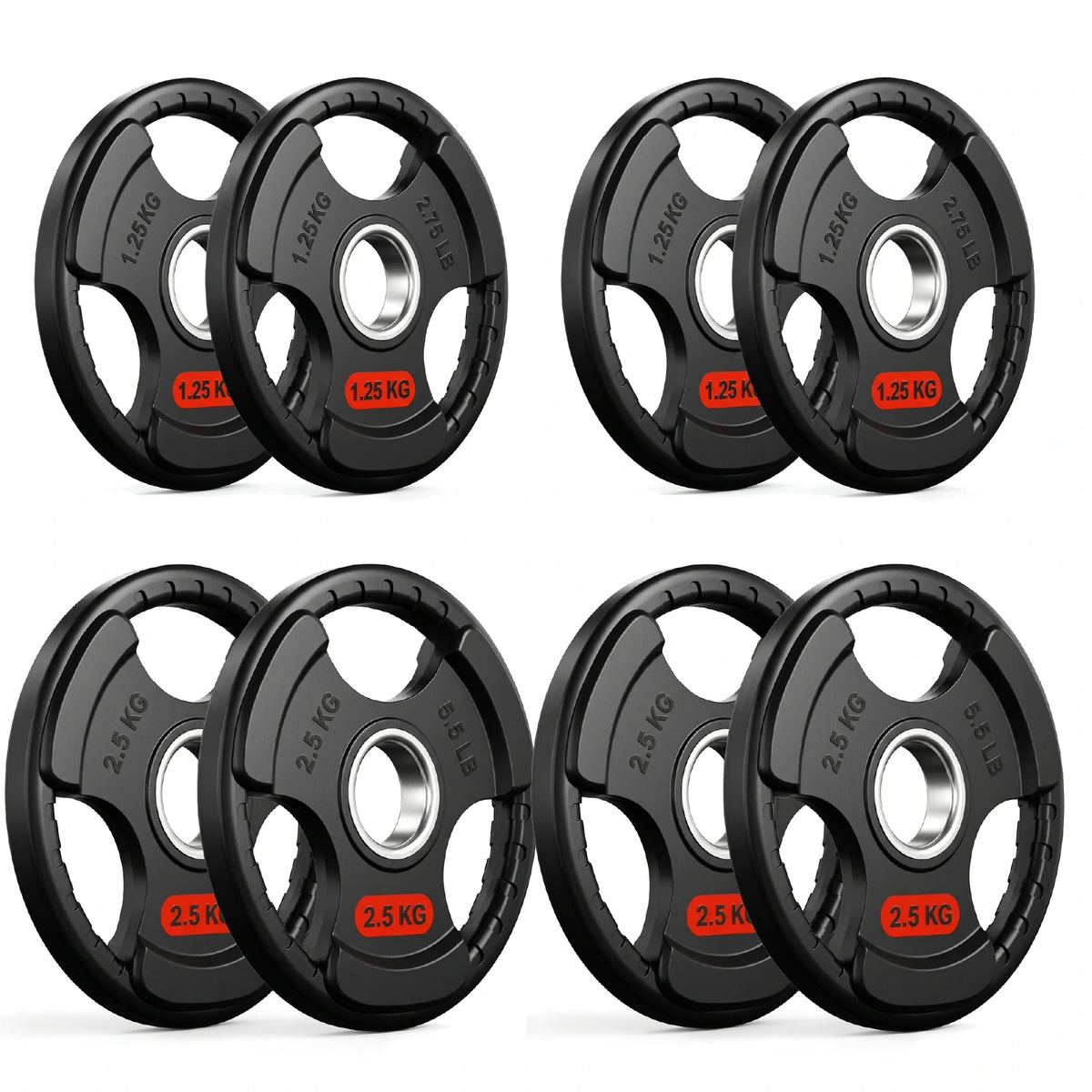 Tri-Grip Olympic Weight Plates