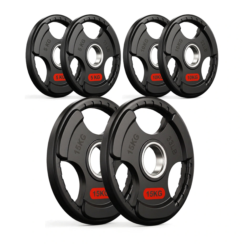 Tri-Grip Olympic Weight Plates