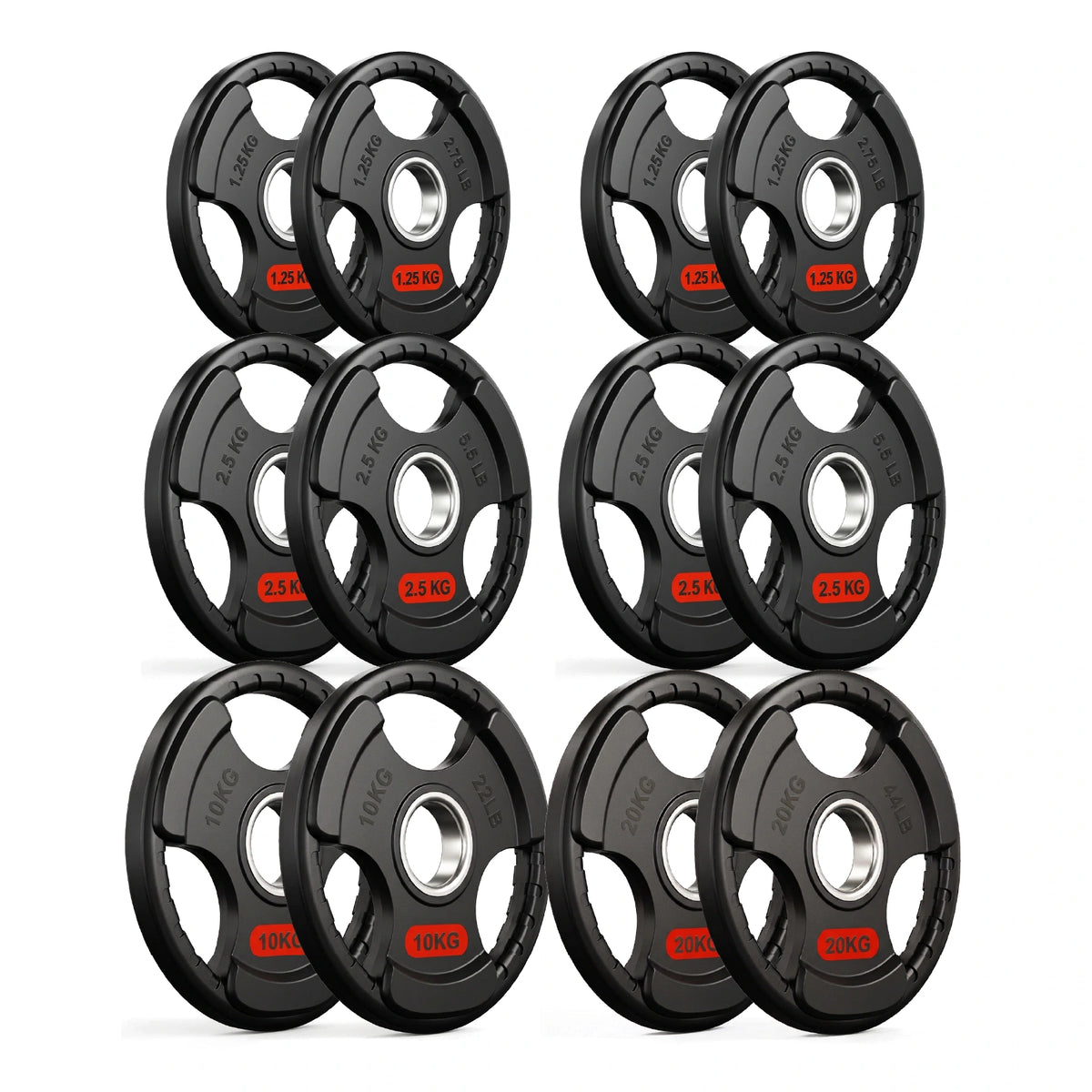 Tri-Grip Olympic Weight Plates