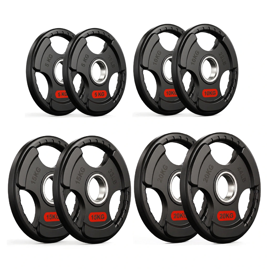 Tri-Grip Olympic Weight Plates
