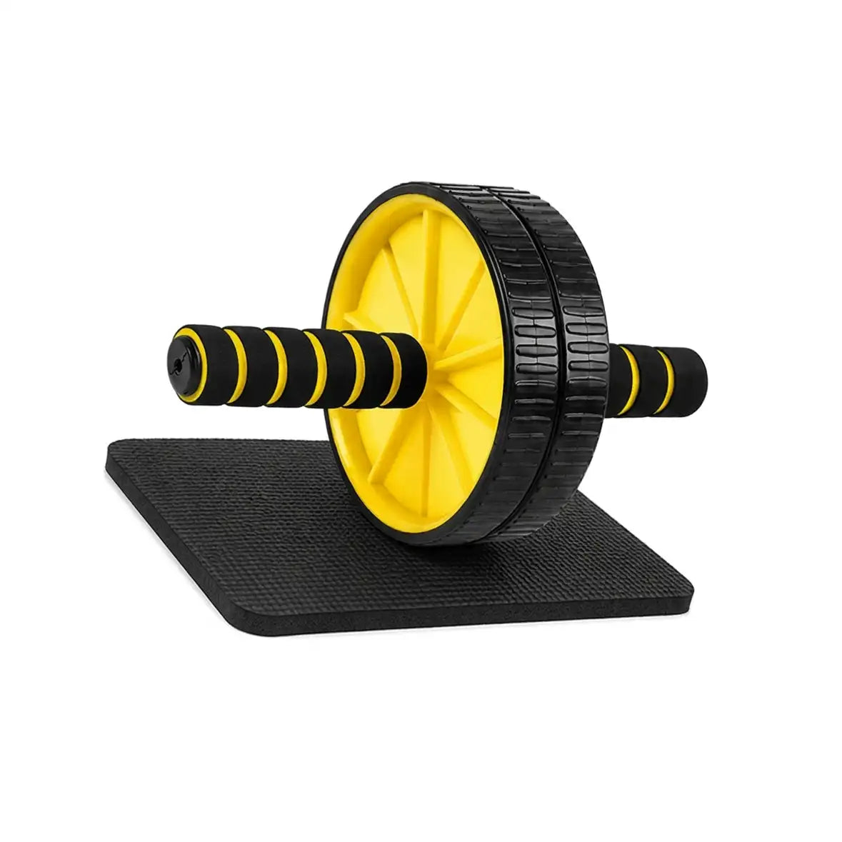 Double-Wheel Ab Roller with Knee Pad