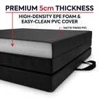 Tri Fold Gym Mat with 5cm Thick Foam