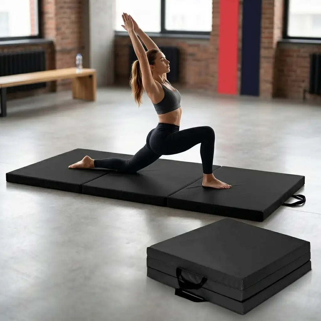 Tri Fold Gym Mat with 5cm Thick Foam