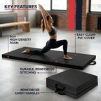 Tri Fold Gym Mat with 5cm Thick Foam