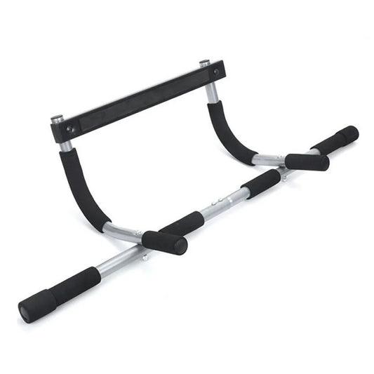 Doorway Pull-Up Bar – No Drilling Chin-Up Bar with Padded Multi-Grip Handles, Fits 61–81cm Frames – Foldable Upper Body Trainer for Home Fitness