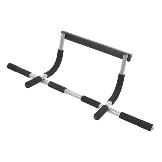 Doorway Pull-Up Bar – No Drilling Chin-Up Bar with Padded Multi-Grip Handles, Fits 61–81cm Frames – Foldable Upper Body Trainer for Home Fitness