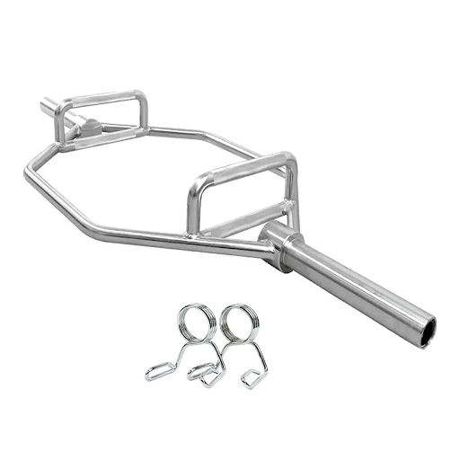 Hex Deadlift and Shrug Bar for Olympic Plates